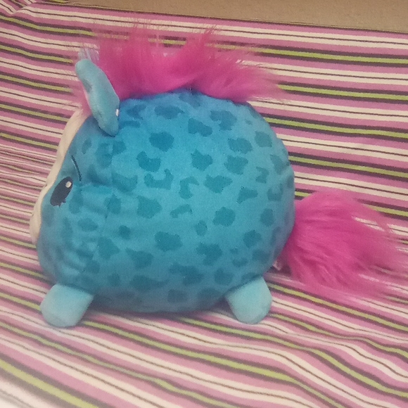 Rare Pikmi Pops 10" Plush Pony Horse Pink Blue Moose Squishable Stuffed Animal. - Picture 2 of 8